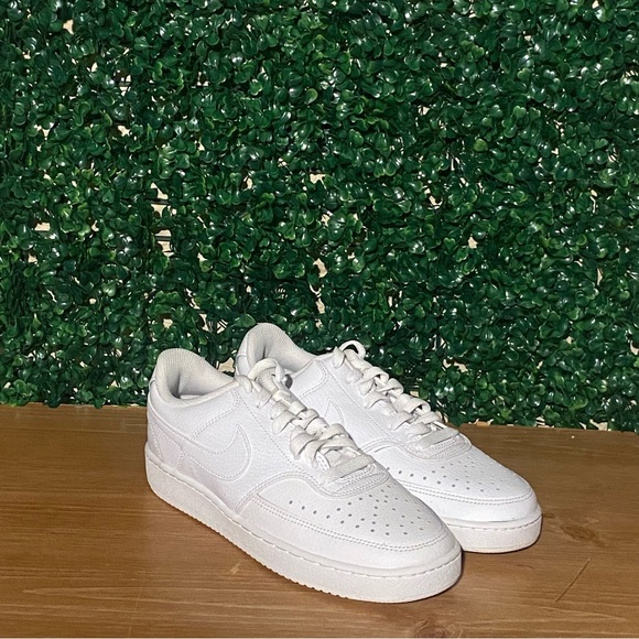 Nike Other - Nike Court Vision Low Triple White